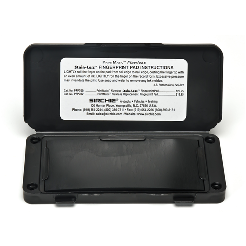 Almohadilla de tinta impecable Sirchie PrintMatic PFP700